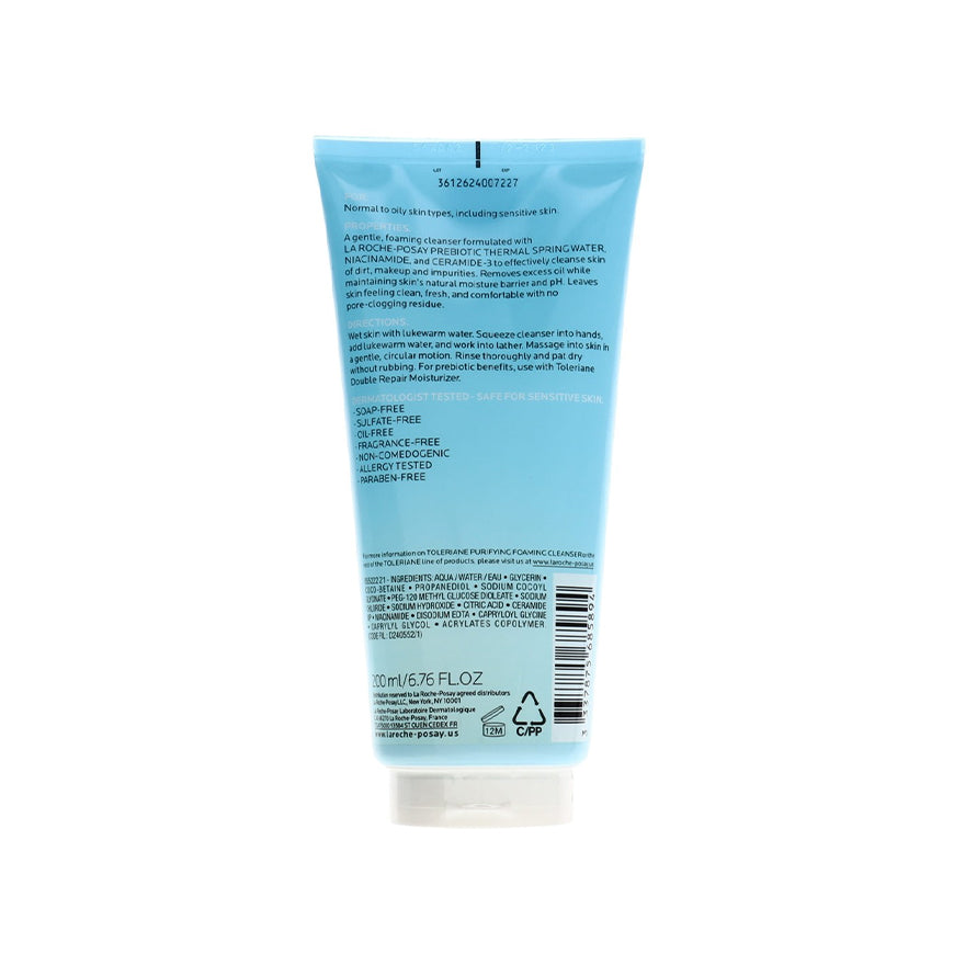 La Roche-Posay Toleriane Purifying Foaming Cleanser Normal to Oily Skin 200ml